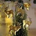 thumbnail image 1 of RKSTN Christmas Decorations light string Painted wrought iron snowman old man light stri Christmas Decor, 1 of 3