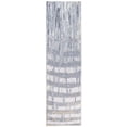 thumbnail image 3 of 2â€™ x 7â€™ Gray Distressed Steps Abstract Runner Rug, 3 of 5