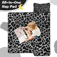 thumbnail image 4 of Black and White Giraffe Pattern Toddler Nap Mats for Kids Preschool,Sleeping Mat Bag or Kids,Toddler Sleeping Bag,Toddler Nap Mat or Daycare, 4 of 6
