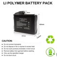 thumbnail image 4 of 7.4V 2200mAh/3500mAh/5000mAh Li-Polymer Rechargeable Batteries,Rechargeable Battery for Heated Apparel 2200mAh Li-ion, for Glove Battery Re, 4 of 7