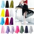 thumbnail image 5 of Dance Skirt with Adjustable Waist Tie Gymnastic Ballet Long Scarf Wrap Skirt, 5 of 13