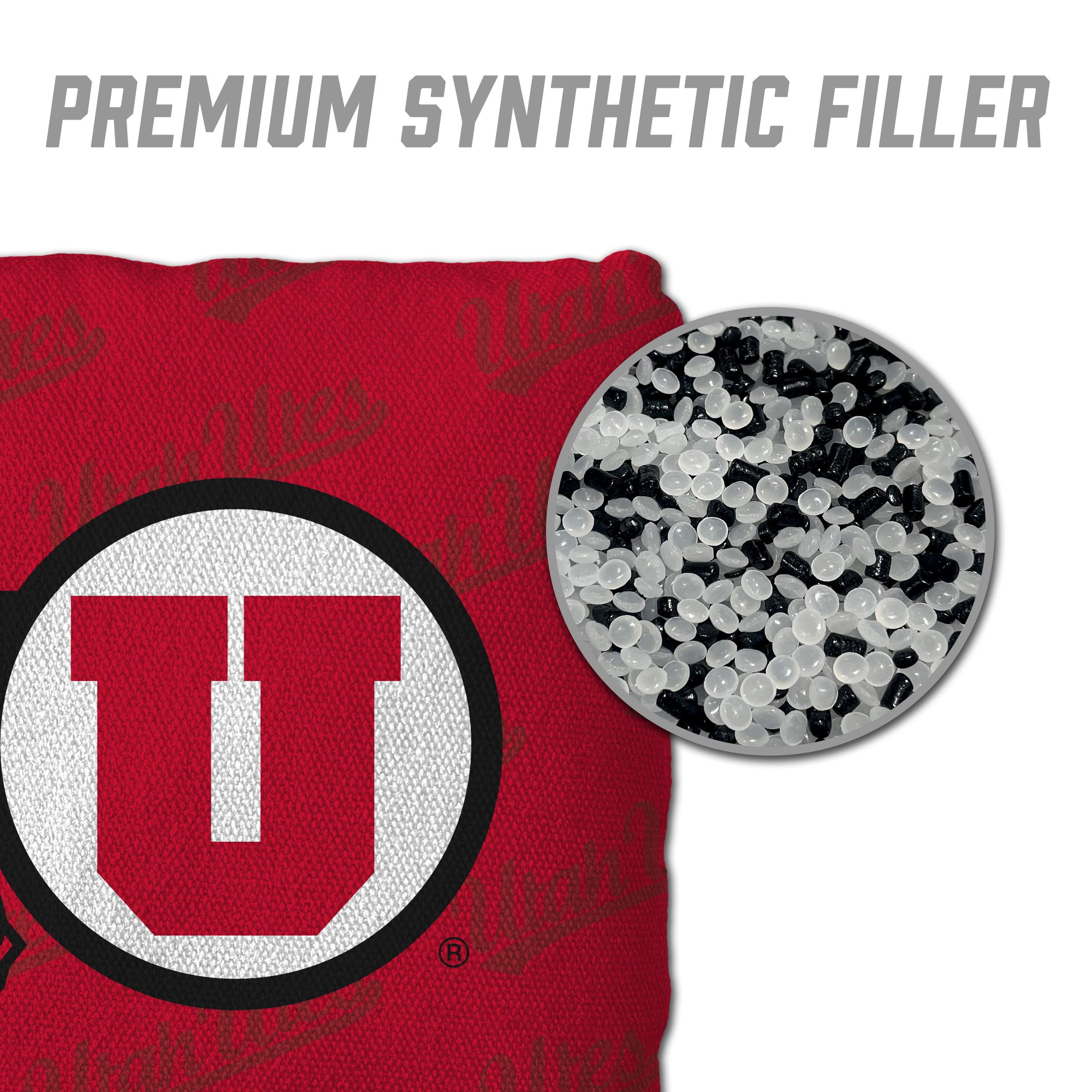NCAA Utah Utes Cornhole Bags - 4PK - Red