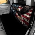 thumbnail image 2 of POLERO American Flag Eagle Print Car Seat Covers with SUV Truck, Easy to Install Waterproof Backseat Protectors(2 Pcs Set), 2 of 7