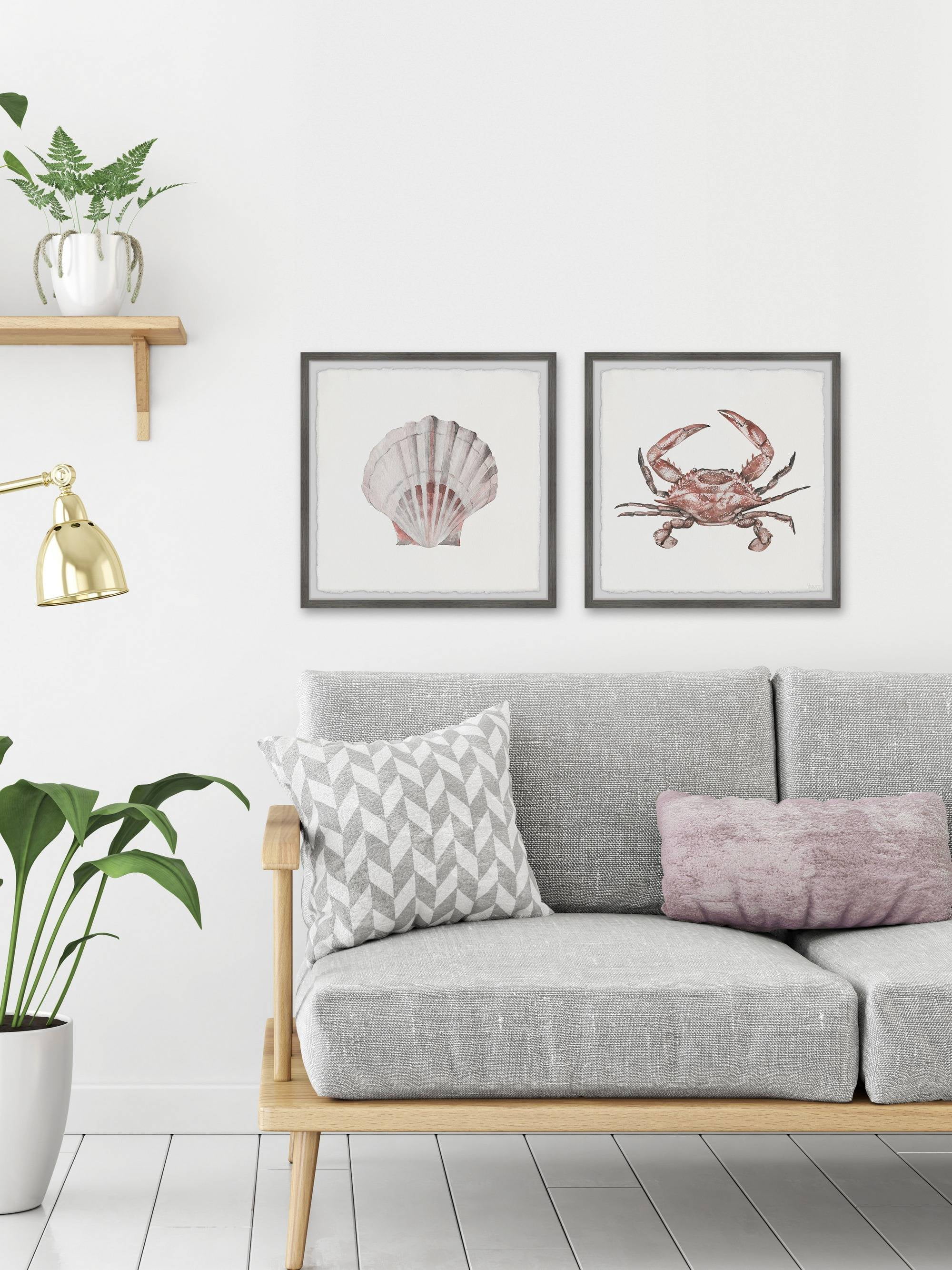Parvez Taj Crab and Shell Blush Diptych