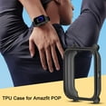 thumbnail image 3 of Full Edge Metal Electroplating Smart Watch Protective Case for Huami AMAZFIT-POP, 3 of 8