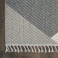 thumbnail image 4 of Nourison Elwood Contemporary Geometric Grey/Slate 2'2" x 8'2" Area Rug, (2' x 8'), 4 of 7