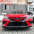 thumbnail image 4 of Para Toyota Camry SE XSE 8th 2018 2019 2020, parachoques delantero, divisor, alerón, difusor, ajuste, accesorios de ajuste ABS, kits de carrocería, 4 of 5