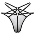 thumbnail image 5 of Vintage Flower Plant Pattern Open Type Women's Panties Crotch Opening G-strings Thongs Lingeries Underwear, 5 of 7