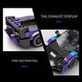 thumbnail image 6 of Reobrix McLaren Saber Supercar Building Block Set, 1:24 Scale Collectible Sports Car Model Kit, Lego-Compatible, Gift Toy for Kids & Adults (390Pcs), 6 of 7