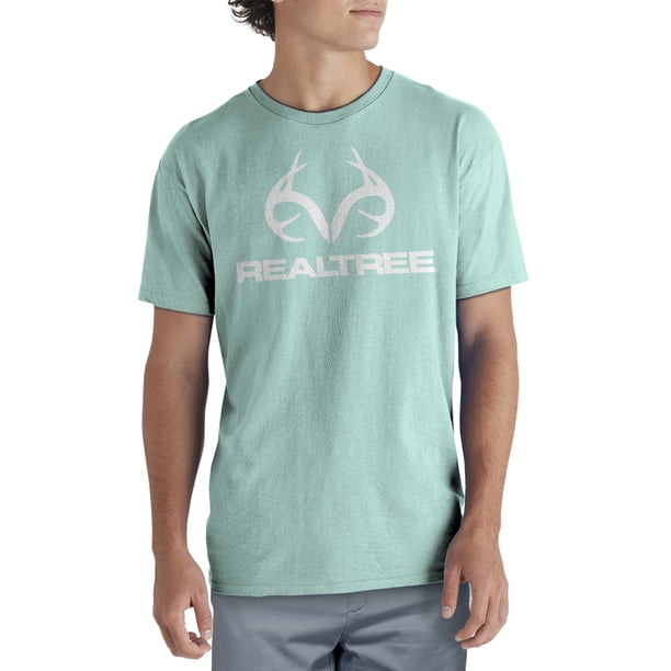 Realtree Women's Short Sleeve Performance V-Neck T-Shirt - Soft, Tag-Free Graphic Tee For Everyday Wear