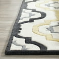 thumbnail image 3 of SAFAVIEH Chatham Dylan Geometric Wool Area Rug, Ivory/Multi, 7' x 7' Square, 3 of 10