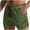 Olive Green, variant on Nrmvnmi Summer Saving 2024 Men's Cotton Casual Shorts Solid Color Drawstring Elastic Waist Breathable Athletic Comfort Summer Beach Shorts with Pocket For Mens Gifts
