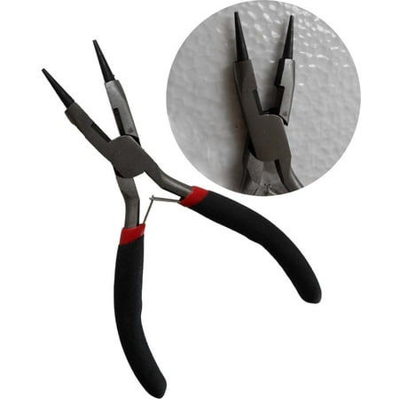 0.375 Inch Round Nose - 5-Inch Round Nose Pliers, Spring Action (Jewel Tool: TP-01057)