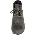 thumbnail image 4 of Botas DREAM PAIRS Tomson para mujer, grises con cordones y cuña, talla 7.5 US, 4 of 6