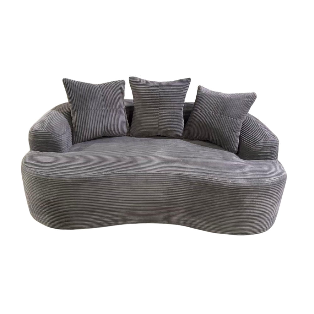 65.35" Curved Loveseat Sofa for Living Room