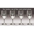 thumbnail image 2 of Kelleher Irish Coat of Arms Wine Glasses - Set of 4 (Sand Etched), 2 of 2