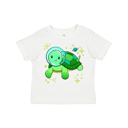 

Inktastic Cute Green Space Turtle with Planet and Stars Gift Toddler Boy or Toddler Girl T-Shirt