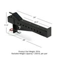 thumbnail image 2 of Titan Fitness X-3 Series Spotter Arms, 1500 LB Capacity, Black Safety Catches, Power Rack Solo Lifting Attachments, Set of 2, 2 of 8