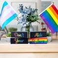 thumbnail image 5 of JennyGems Pride Decorations, Pride Gifts, Don't Hide Your Colors 4pc Wood Block Set, Gay Pride Sign, Pride Decor, LGBT Gifts, Pride Love, 5 of 10