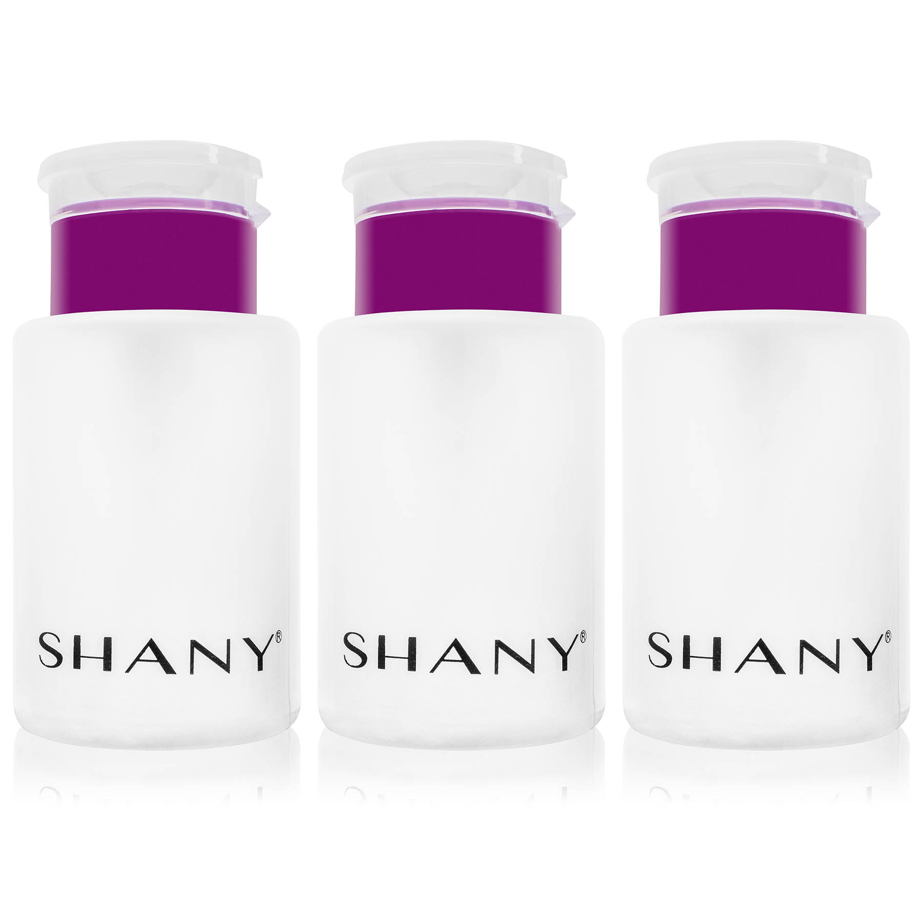 SHANY PushTop Liquid Dispenser Bottle with Snap Flip Top