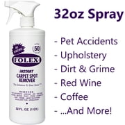 Folex Carpet Cleaner, 32oz + Daley Mint Towel - Instant Spot Remover Carpet Spray for Upholstery, Rugs, Carpets, Home Cleaning