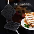 thumbnail image 4 of Waffle Heart Shape Waffle Maker Pan Non Stick Double Sided Baking Pan Breakfast  Maker Small Kitchen Appliances, 4 of 7
