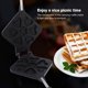 thumbnail image 4 of Maker de Sándwiches de Desayuno, Antiadherente, Fácil de Limpiar, Sartén de Gafas para aparato, 4 of 7