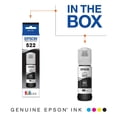 thumbnail image 2 of Botella de tinta Epson 522 EcoTank de ultra alta capacidad negra T522120-S, 2 of 7