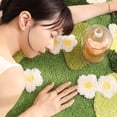 thumbnail image 6 of golytefs Moss Rug Fluffy Moss Green Carpet Flocked Green Plush Bedroom Rug (160x90cm), 6 of 9