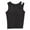 Black, variant on Women's Active Workout Tank Tops Racerback Sleeveless Athletic Tank Tops with Built Crewneck Undershirt Running Yoga Active Shirts Plus Size Gym Clothes
