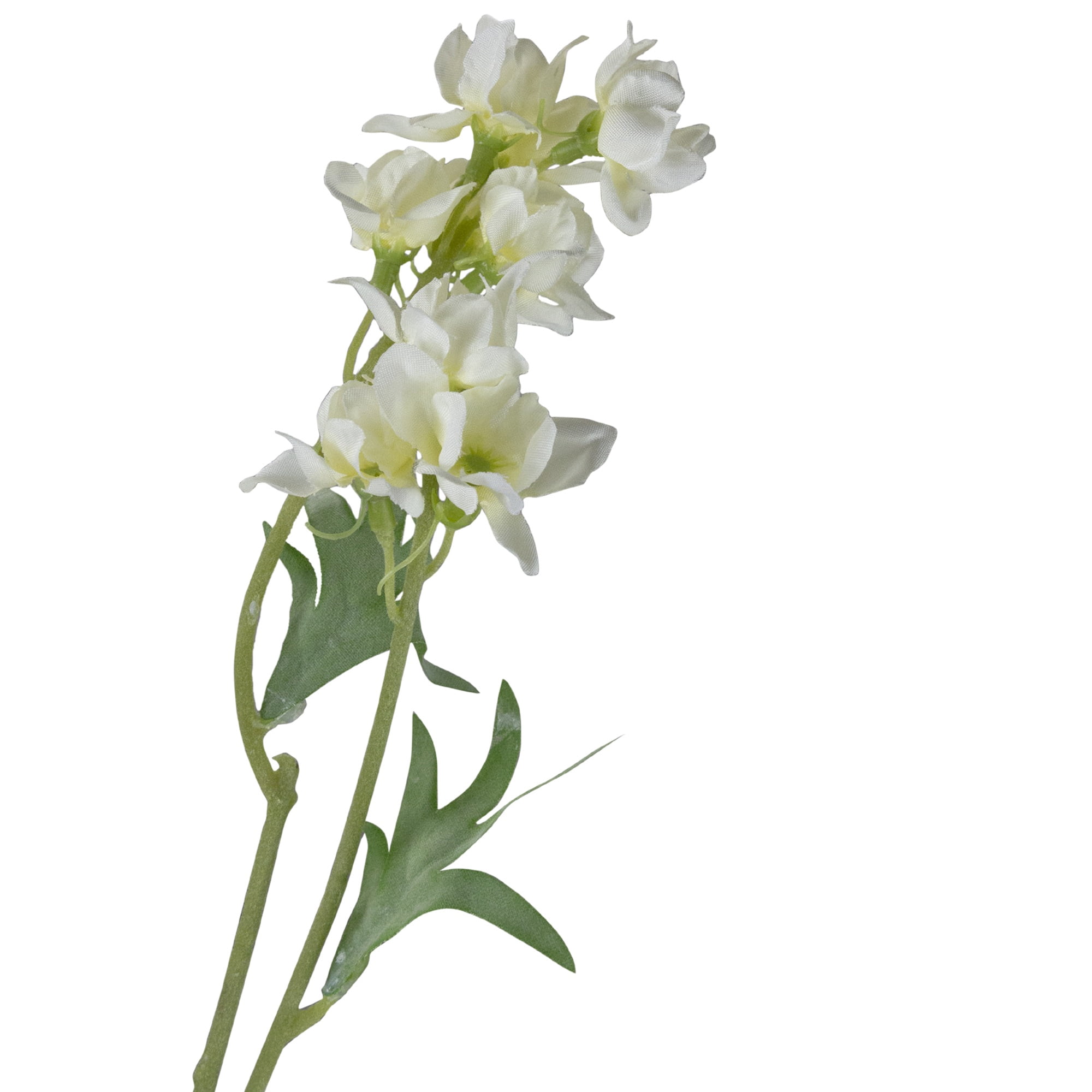 Larkspur Flower Artificial Spray - 29.5" - Green and White