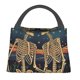 thumbnail image 1 of Fotbe Romantic Skeletons Under Moon Bolsa Térmica Portátil con Estampado, Bolsa de Entrega de Alimentos Aislada, Bolsa Reutilizable de Gran Capacidad para Comidas y Supermercado, 1 of 6
