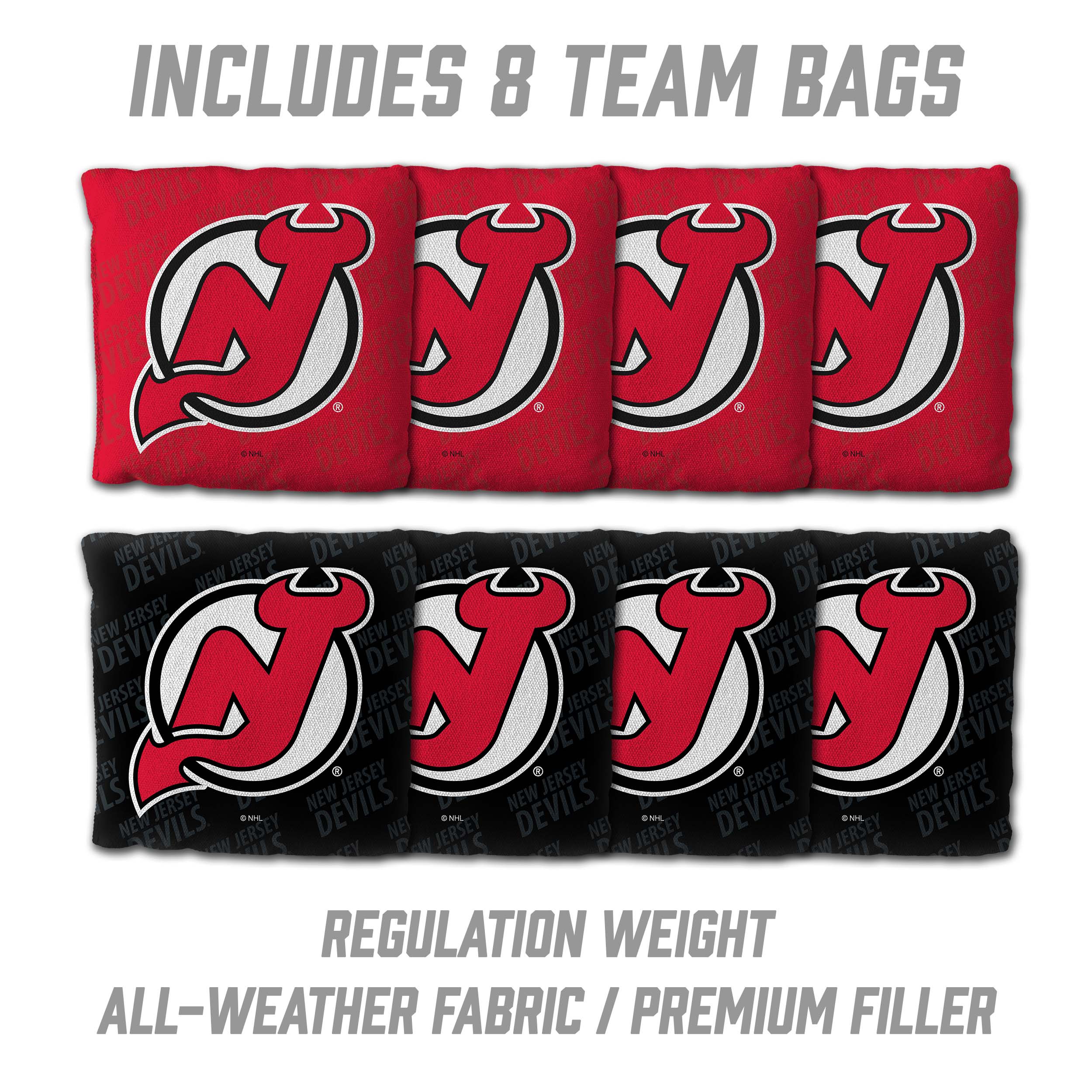YouTheFan NHLNew Jersey Devils 2' x 3' Cornhole Game