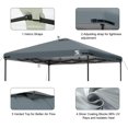thumbnail image 4 of Ventilación impermeable UNICAMPER con toldo desplegable de 10 x 10 pies, 4 of 8