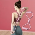 thumbnail image 3 of DABEI 8-shaped Yoga Resistance Band, Durable Tension Rope, Sports Yoga Trainer For Back Shoulder Arm Stretching Training, 3 of 15