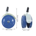 thumbnail image 2 of IDEANATEGRATE 4Ud Giratorias Para Caminadora Fácil De Instalar Silenciosas Azul Oscuro, 2 of 6