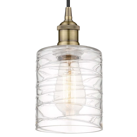 Innovations Lighting 616-1P-8-5 Cobbleskill Pendant Cobbleskill 5" Wide Mini Pendant -