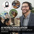 thumbnail image 2 of Auriculares inalámbricos profesionales Cyber Acoustics con cancelación de ruido por IA (HS-1500BT II): incluyen tecnología ANC y cancelación de ruido con IA para llamadas con sonido profesional y un a, 2 of 5