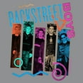 thumbnail image 2 of Junior's Backstreet Boys Color Photo Stripes Graphic Crop T-Shirt, 2 of 4