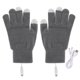 thumbnail image 1 of Guantes de montar calefactados prácticos de invierno 1 par Yuxing carga USB resistentes al viento color gris, 1 of 5