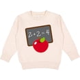 thumbnail image 2 of Inktastic Chalkboard and Apple School Toddler Sweatshirt, 2 of 4