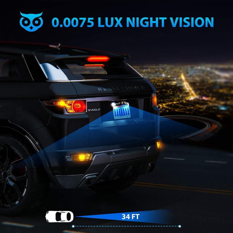 ZEROXCLUB B2 License Plate Backup Camera, 720P Night Vision photo 3