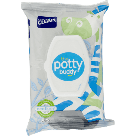 Nice'n Clean Potty Buddy Flushable Wipe