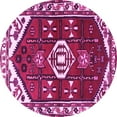 thumbnail image 1 of Ahgly Company Indoor Round Persian Pink Traditional Area Rugs, 8' Round, 1 of 4