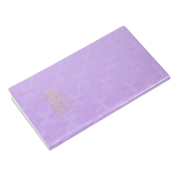 Slim Planner with Vibrant Violet Starlight Calendar Size for Office Use