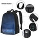 thumbnail image 3 of Fotbe Retro Blue Glitter Set Escolar 3 en 1 para Niños - Mochila Duradera con Lonchera Aislante y Estuche para Lápices - Mochila Escolar para Niños y Niñas, 3 of 7