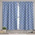 thumbnail image 2 of Ambesonne Floral Valance & Curtain, Small Spring Daisies, 55"x30", Pale Yellow Violet Blue, 2 of 6