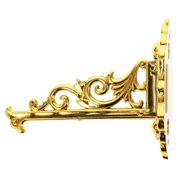 FRCOLOR Punch-free Lantern Hanging Hook Bracket Hooks outside Stand Golden