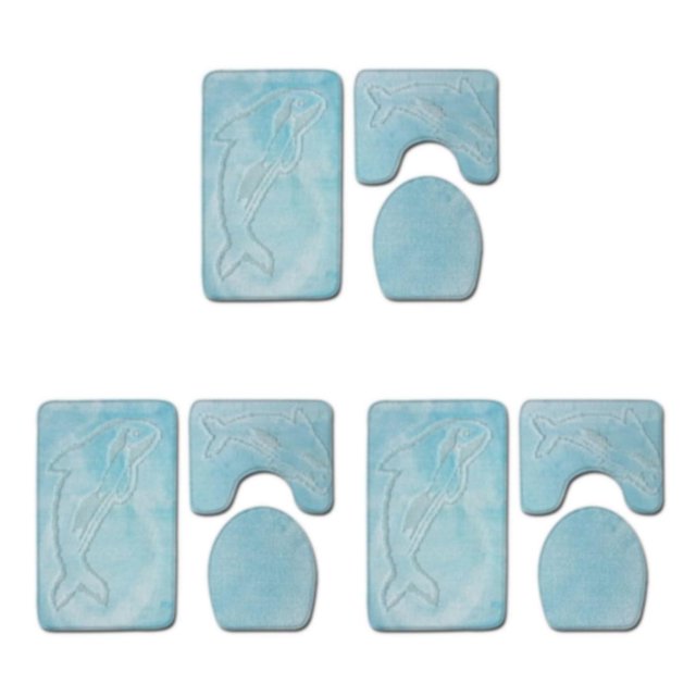 Guardoinrt 3pcs/set Stylish And Comfortable Bath Mat For Chic Bathroom Decor Easy PJ210908-A010 3Set