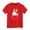 Red, variant on Byoo Easter Toddler Girl Short Sleeved Tshirt Bunny Rabbit Print Pullover Tee Kids Trendy Soft Daily T Shirt,Black